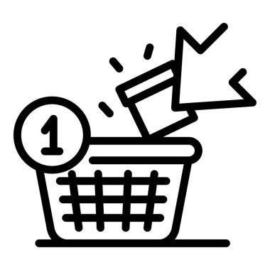 Çevrimiçi araba simgesi, taslak biçimi