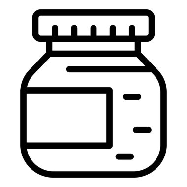 Yemek kavanozu simgesi, özet biçimi