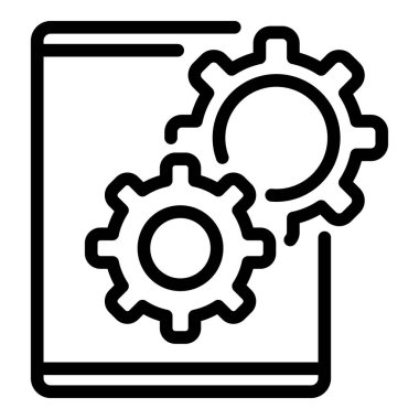 Servis tableti simgesini onar, taslak biçimi