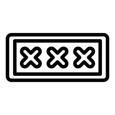 Yanlış parola simgesi, özet biçimi