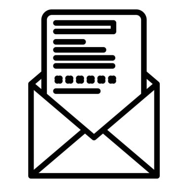 Zarf parola simgesi, özet biçimi aç