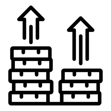 Para yükseltme simgesi, özet biçimi