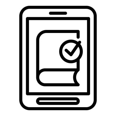 Onaylanmış dijital kitap simgesi, özet biçimi