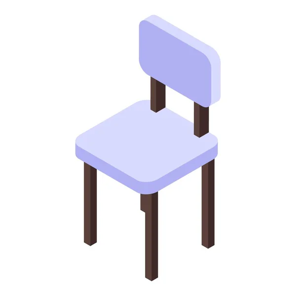 Icône de chaise de restaurant, style isométrique — Image vectorielle