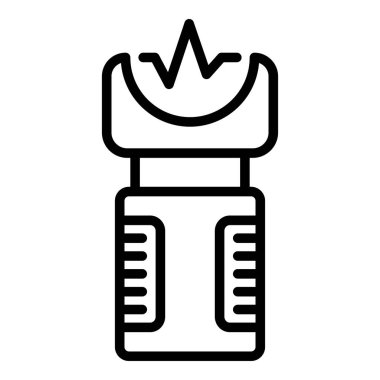 Şok tabancası simgesi, taslak biçimi