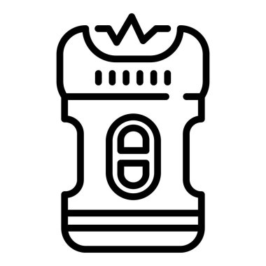 Şok tabancası simgesi, taslak biçimi