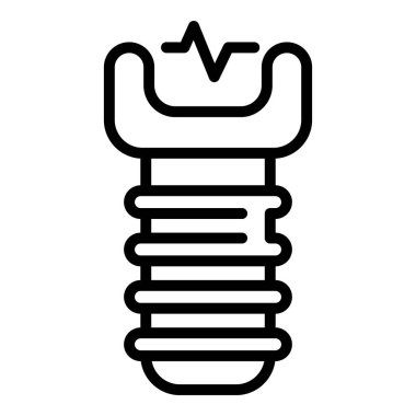 Şok tabancası simgesi, taslak biçimi