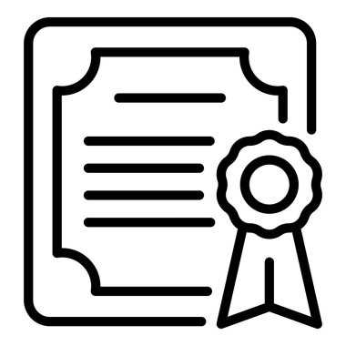 Danışman diploma simgesi, özet biçimi