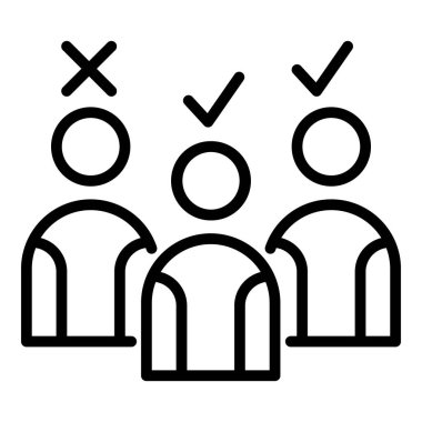 Danışman grubu organizasyon simgesi, özet biçimi