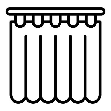 Duş perdesi simgesi, özet biçimi