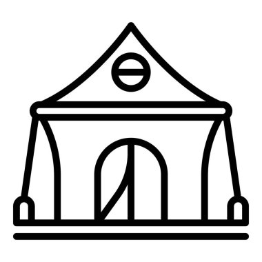 Kamp çadırı simgesi, taslak biçimi