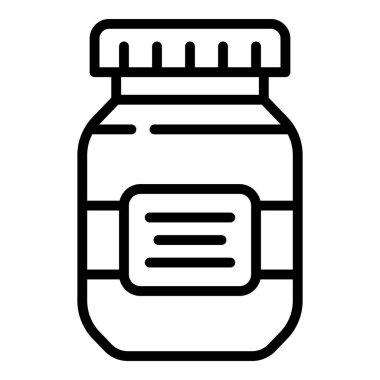 Çikolata ezmesi meyve ikonu, taslak biçimi