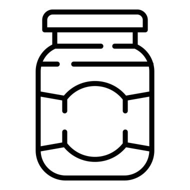 Çikolata yapıştırıcısı gastronomi simgesi, özet biçimi