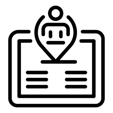 Eğitim çevrimiçi simgesi, özet biçimi