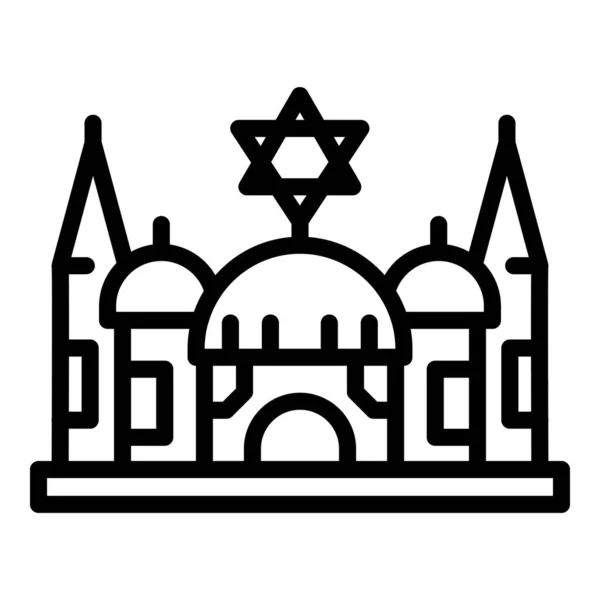 Ikona Hagia Sophia, styl konturu — Wektor stockowy
