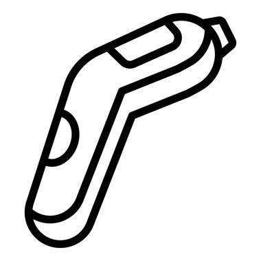 Kızılötesi termometre simgesi, özet biçimi