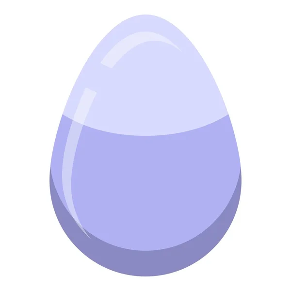 Elmalı turta yumurta simgesi, izometrik stil — Stok Vektör