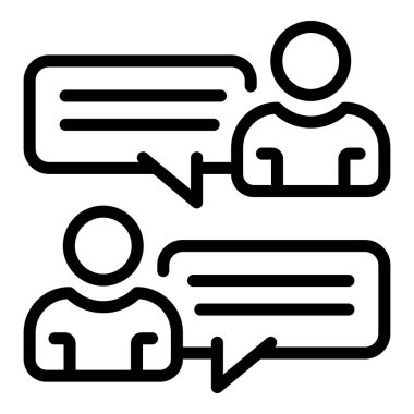 Web aşk sohbet simgesi, özet biçimi