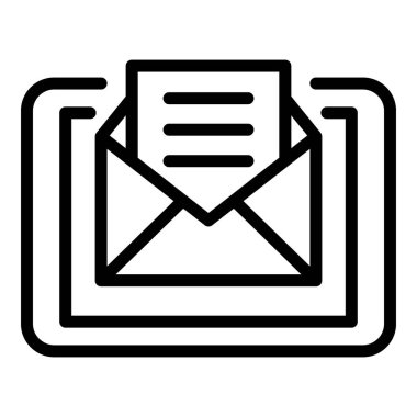 Tanıdık e- posta simgesi, özet biçimi