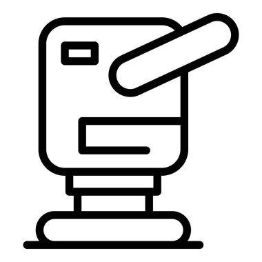 Kemer öğütme makinesi simgesi, özet biçimi