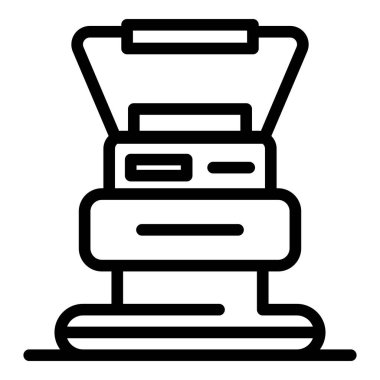 Öğütme makinesi simgesi, taslak biçimi