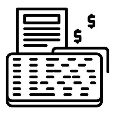 Finans raporu simgesi, özet biçimi