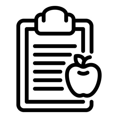 Spor beslenme diyet simgesi, özet biçimi