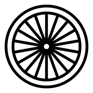 Bisiklet tamir tekeri simgesi, taslak biçimi