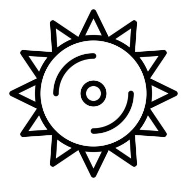 Bisiklet tamir yıldızı simgesi, taslak biçimi