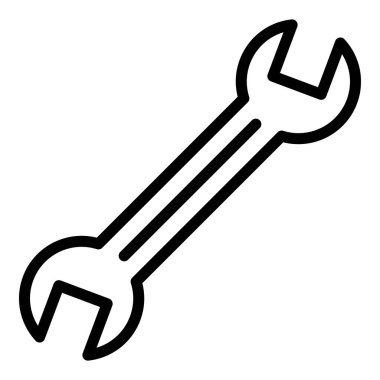 Bisiklet tamir anahtar simgesi, özet biçimi