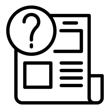 Reportage haber simgesi, özet biçimi