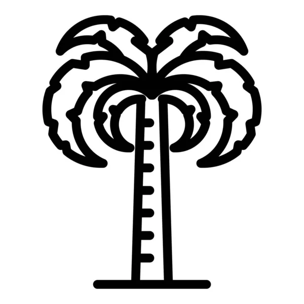 Ícone de palmeira jardim, estilo esboço —  Vetores de Stock