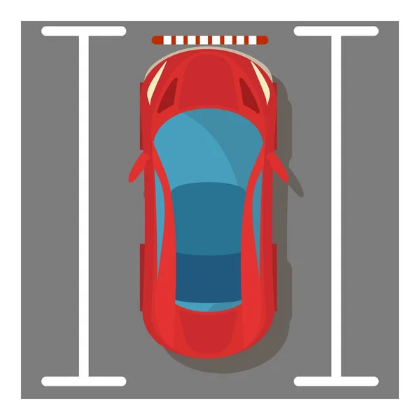 Icône de voiture de sport, style isométrique — Image vectorielle