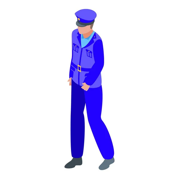 Militair uniform icoon, isometrische stijl — Stockvector