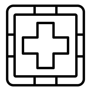 Eczane işareti simgesi, taslak biçimi