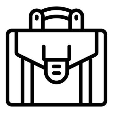 Ofis evrak çantası simgesi, özet biçimi