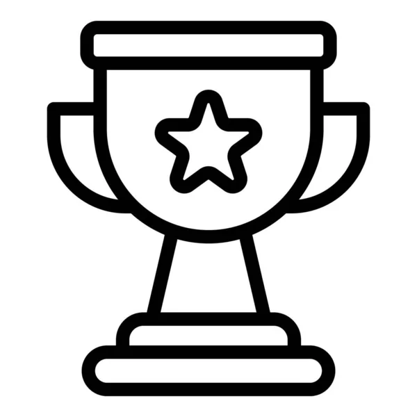 Award opportunity icon, outline style — Stock Vector