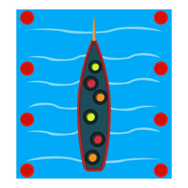 Icono de Kayak, estilo isométrico — Archivo Imágenes Vectoriales