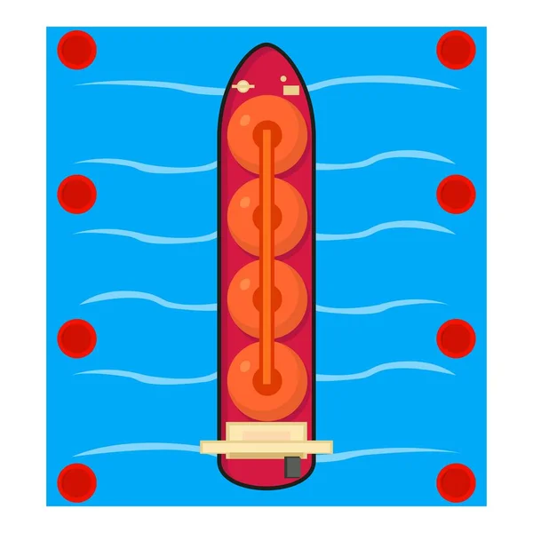 Ikona zbiornikowca gazowego w stylu izometrycznym — Wektor stockowy
