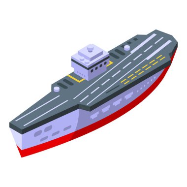 Uçak gemisi simgesi, izometrik biçim