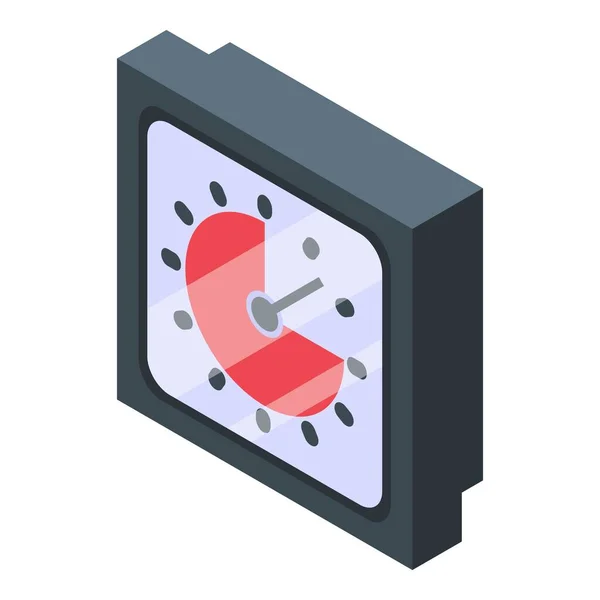 Stopwatch 할당 아이콘 , isometric 스타일 — 스톡 벡터