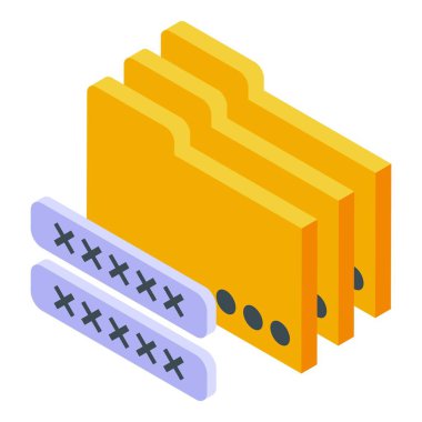 Dizin parola simgesi, izometrik biçim