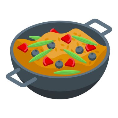 Türk mutfağı simgesi, izometrik biçim