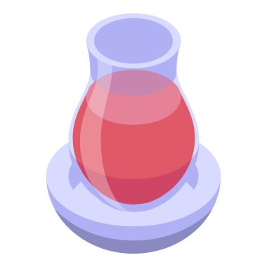 Türk çay ikonu, izometrik biçim