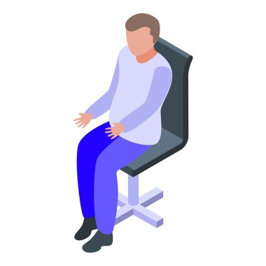 Simgeyle buluşan adam, izometrik biçim