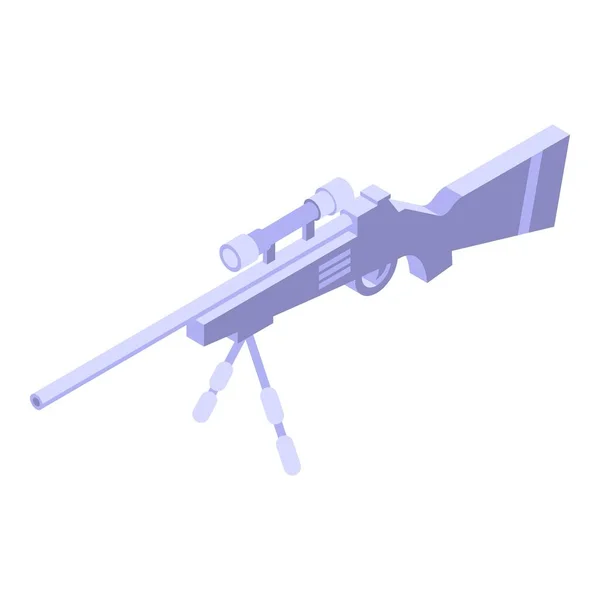 Ikona vzduchové pušky v izometrickém stylu — Stockový vektor