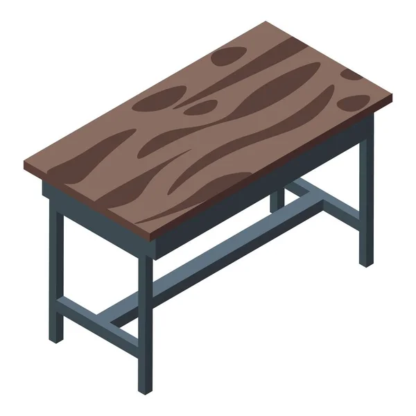 Home Table Ikone, isometrischer Stil — Stockvektor