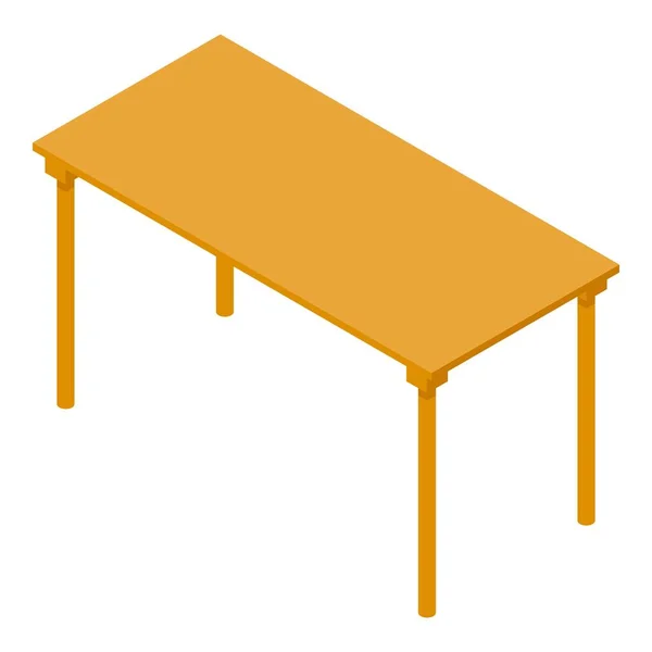 Icona tavolo ufficio, stile isometrico — Vettoriale Stock