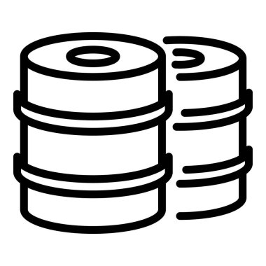 Yağ varili simgesi, taslak biçimi