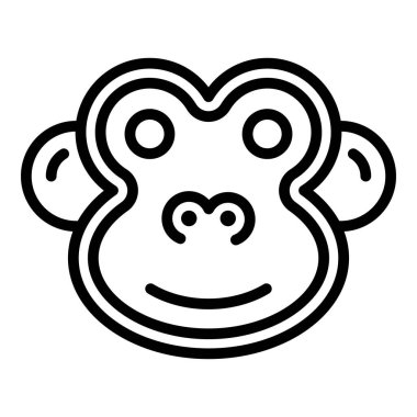 Gülümse Gibbon simgesi, taslak biçimi